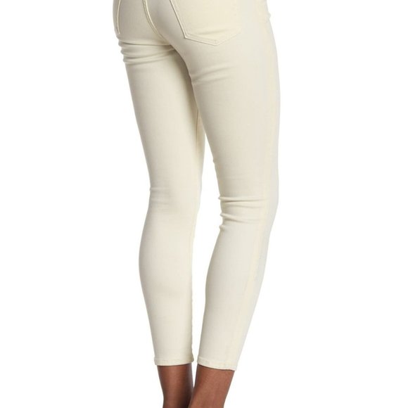 ÉTICA Lily Ankle Skinny Jeans Light Wash Cream Women's Size 24 - Picture 2 of 16